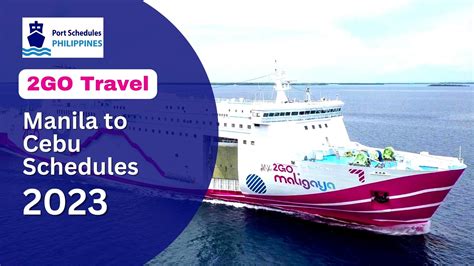 Travel requirements from/to Manila and Cebu .